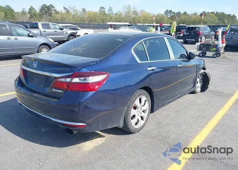 2016 Honda Accord Sport z USA, uszkodzony, nr VIN 1HGCR2F56GA036038